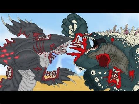 Zombie Sharkzilla VS Zombie Whalezilla EPIC BATTLE PiKKY GODZILLA