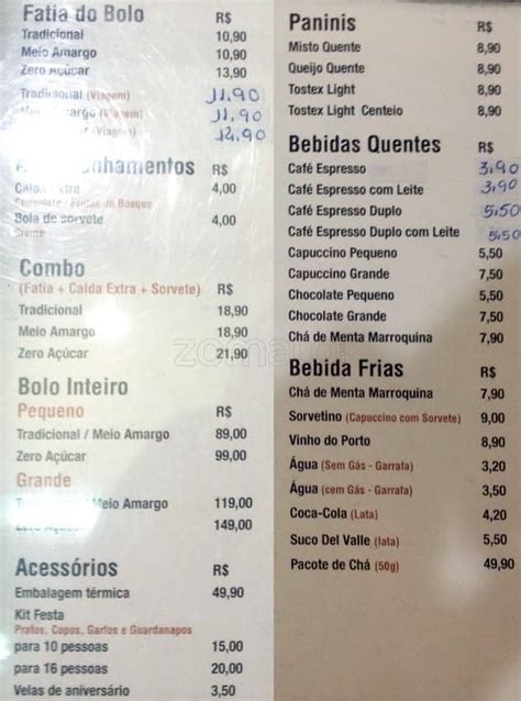 Menu At O Melhor Bolo De Chocolate Do Mundo Desserts Salvador