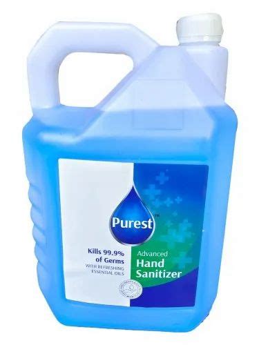 Purest Advanced Alcohol Based Hand Sanitizer At Rs 350 Can Alcohol