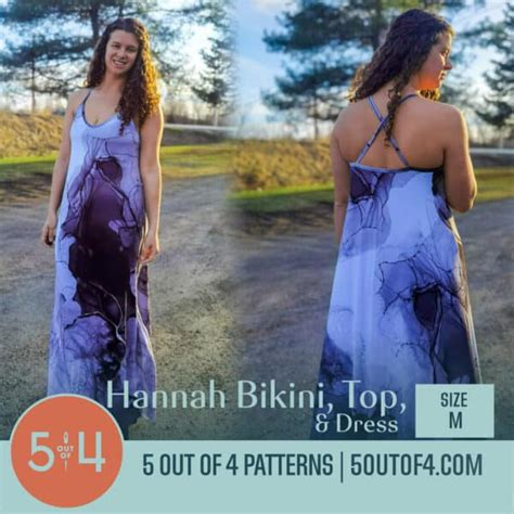 Hannah Bikini Top And Dress Out Of Patterns