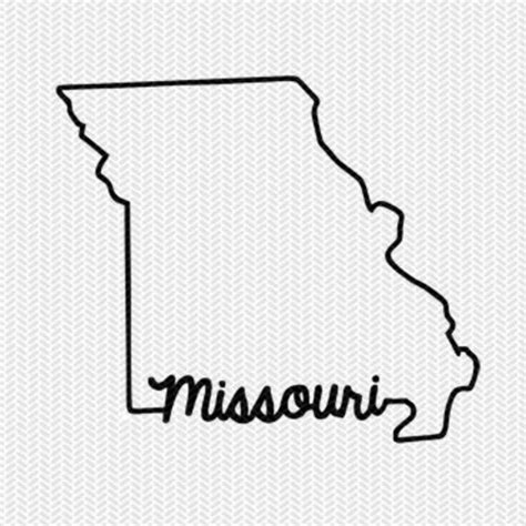 Missouri Svg Missouri Cut File Missouri Clip Art Missouri Etsy