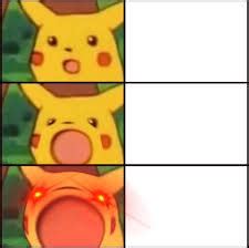 Surprised Pikachu Blank Template - Imgflip