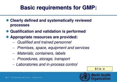 Ppt Good Manufacturing Practices Purpose And Principles Of Gmp