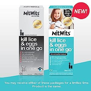 Nitwits All In One Head Lice Treatment Spray Kills Nits Eggs