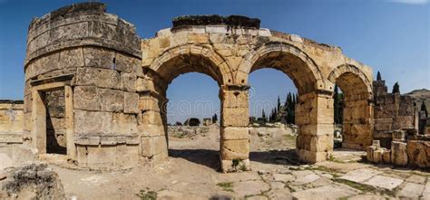 Arch of Domitian stock photo. Image of column, hierapolis - 42559486