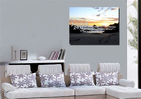 Buy Jeremiah 29:11 Wall Art & Decor (in KJV or NIV) Canvas Prints ...