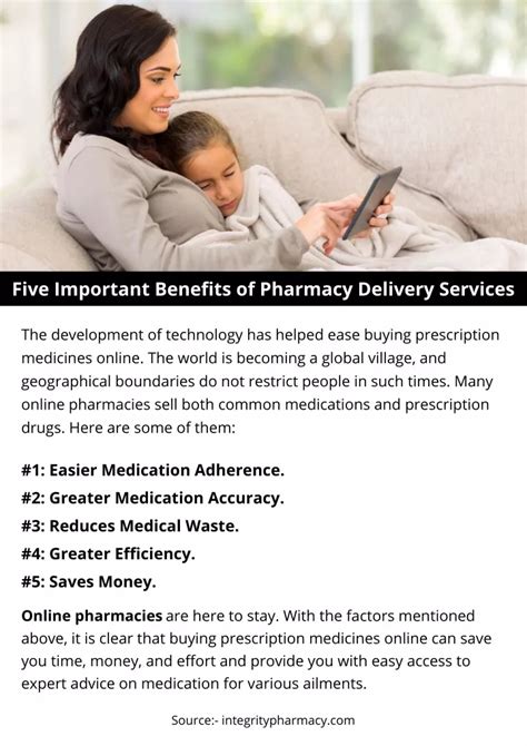 Ppt Five Important Benefits Of Pharmacy Delivery Services Powerpoint