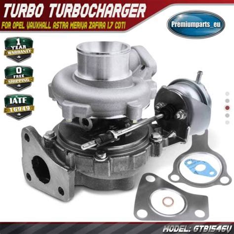 Turbo Turbocharger For Opel Vauxhall Astra J H Meriva Zafira B Cdti