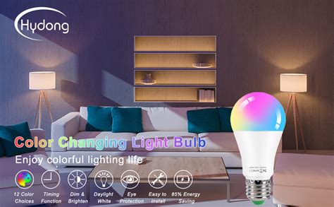 Lampadine Colorate LED E27 10W RGBW Dimmerabile Cambia Colore Lampadina