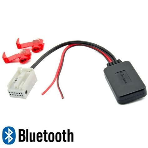 Câble Adaptateur Audio Bluetooth Aux connecteur pour citroën C2 C3 C4