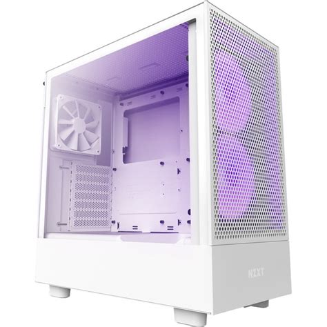 Nzxt H Flow Rgb All White Midi Tower Behuizing Wit Mat X Usb A