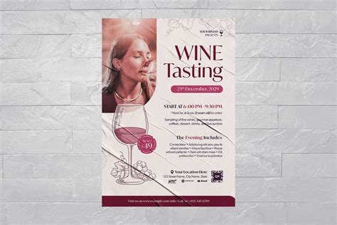 Wine Tasting Flyer Template [ai Eps] Brandpacks