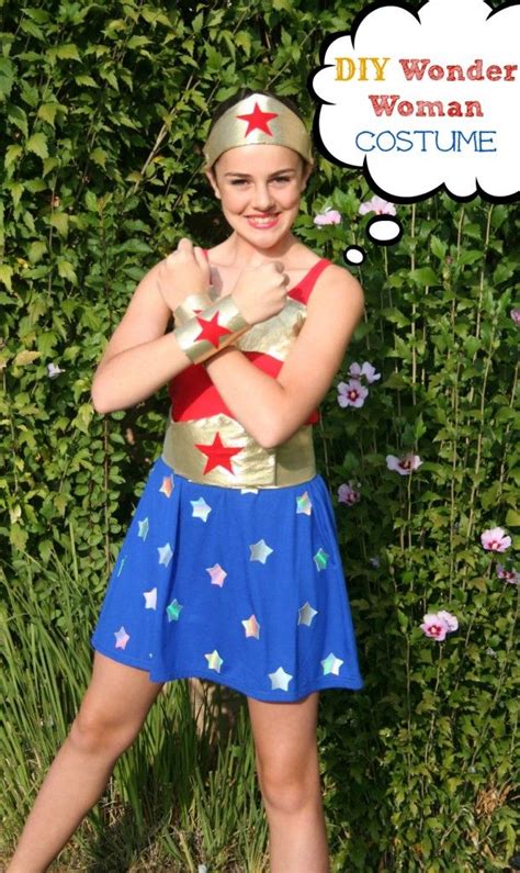 No Sew Wonder Woman Costume Diy Wonder Woman Costume Diy Diy