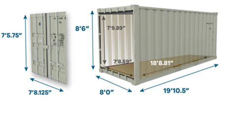 Standard Shipping Container Size