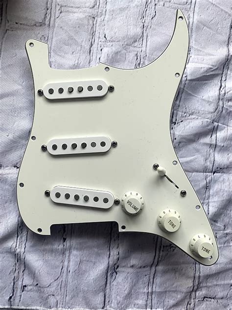 Fender Pre Wired Strat Pickguard Custom Shop Custom 69 SSS Reverb