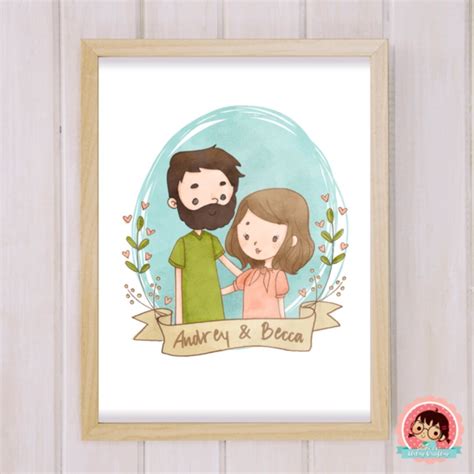 Custom Illustration Portrait Custom Family Portrait - Etsy