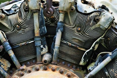 Radial Engine Cylinder Heads Free Stock Photo Public Domain Pictures