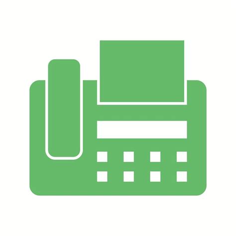 Beautiful Fax Machine Vector Glyph Icon Vector Art At Vecteezy