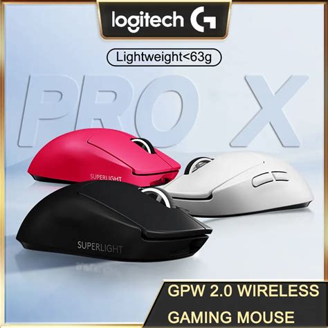 Logitech Ratón Inalámbrico G Pro X Superligero Original Gpw 20 Lol Pugb 100 25600 Dpi 400