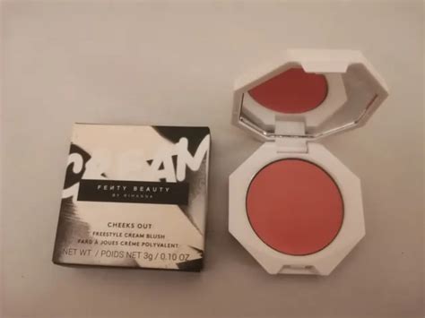 New Fenty Beauty Cheeks Out Freestyle Cream Blush Petal Poppin