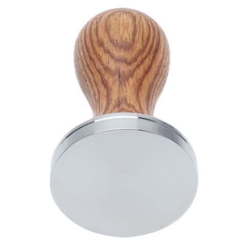 Qiilu Tasseur de café Tamper à café Solide 53 Mm de Poche Huanghuali