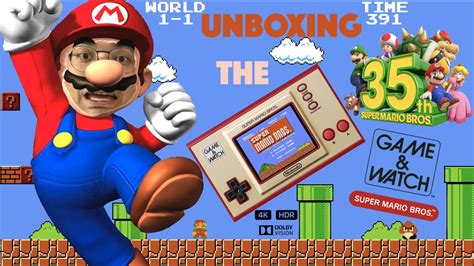 Nintendo Mario 35th Anniversary Game And Watch Unbox Gameplay [4k