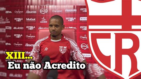 Impossível CRB anuncia desligamento do lateral esquerdo Edimar YouTube