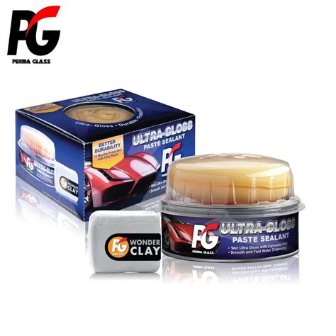 Pg Ultra Gloss Paste Sealant Kit Set Gm Applicator Pad Clay Bar