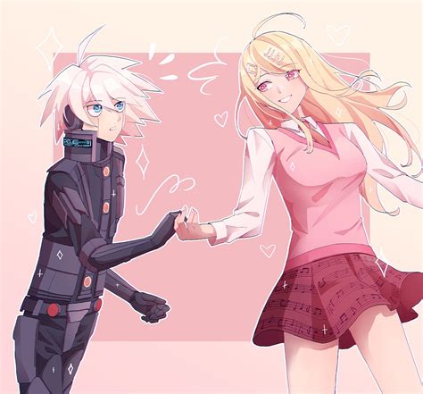 akamatsu kaede and k1-b0 (danganronpa and 1 more) drawn by cheer ...