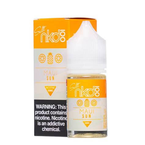 Maui Sun Naked 100 Salt JuiceRack ELiquid