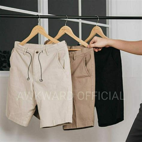 Jual Celana Chino Pendek Pria Cowok Bigsize Jumbo 36 37 38 39 Katun