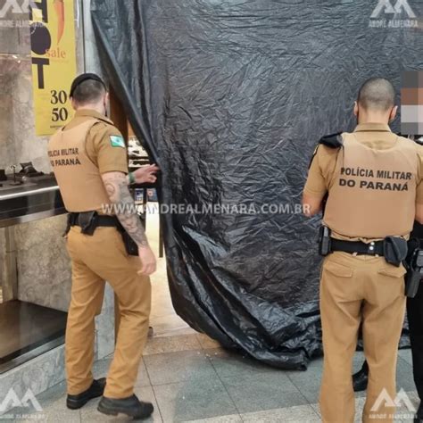 Bandidos tocam terror em joalheria do Shopping Maringá Park André