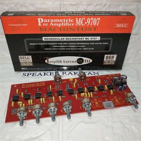 Jual Kit Tone Control Parametrik Machintost Mc Di Lapak Speaker