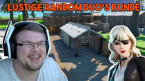 Lustige Random Duo S Runde Fortnite Battle Royale Youtube