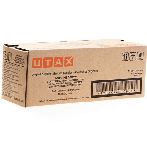 UTAX TA ORJİNAL 4472610016 CDC 1626 1726 3726 TA 2665 YELLOW TONER