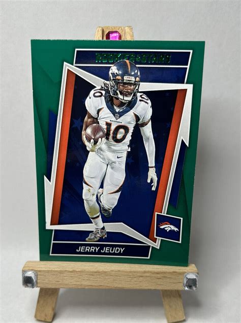 Jerry Jeudy Panini Rookies Stars Green Denver Broncos Ebay