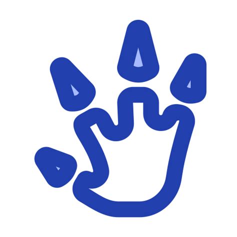 Footprint Generic Blue icon