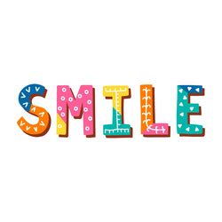 Smile Word Art Vector Images (over 3,600)