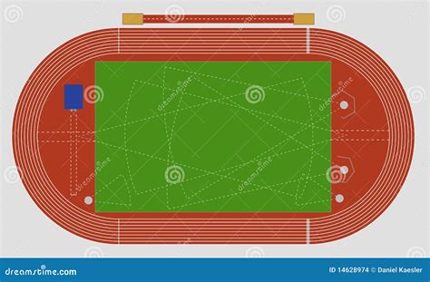 Track and field stock vector. Illustration of sprint - 14628974