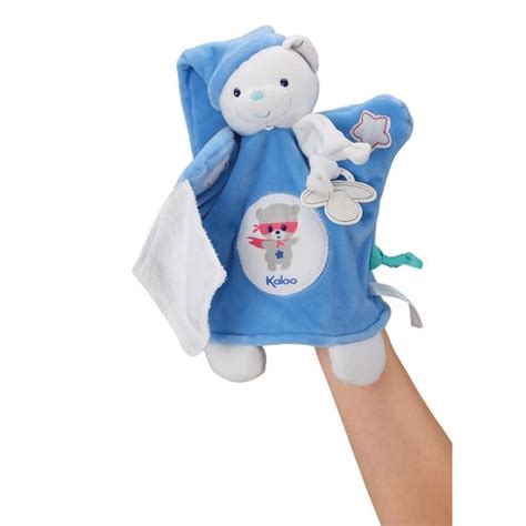 KALOO IMAGINE DOUDOU PUPPET BEAR Blue