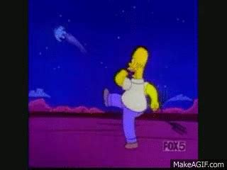 homer kicks turtle on Make a GIF