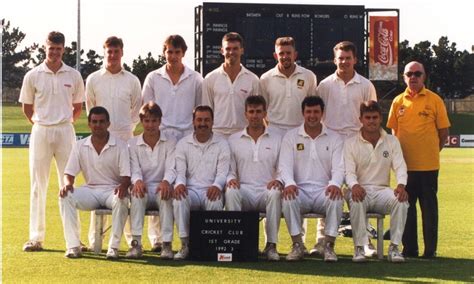 University of Tasmania Cricket Club First Grade cricket team 1992 ...