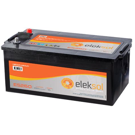 Batería monoblock Eleksol 12V 260Ah Efecto Solar