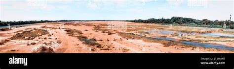 Burdekin River In Dry Season Dry River Bed Stock Photo Alamy