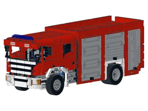 Bauanleitung Instruction Hlf Feuerwehr Umbau Eigenbau Unikat Moc Lego