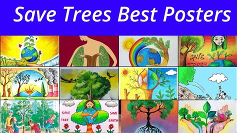 Save Trees Poster Drawing Save Trees Poster Ideas Easy Drawing Save