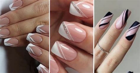 10 diseños de uñas francesas que son ideales para ir a la oficina y que