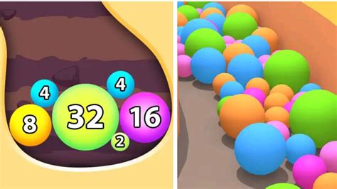 2048 Sand Balls Vs Sand Balls Puzzle Game All Levels Gameplay