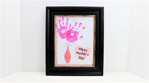 Free Printable Mothers Day Handprint Art Template The Craft At Home