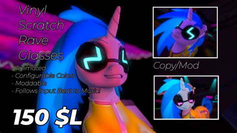 Vinyl Scratch Glasses